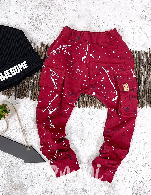 Splash chlapecké baggy kapsáče zip - bordo