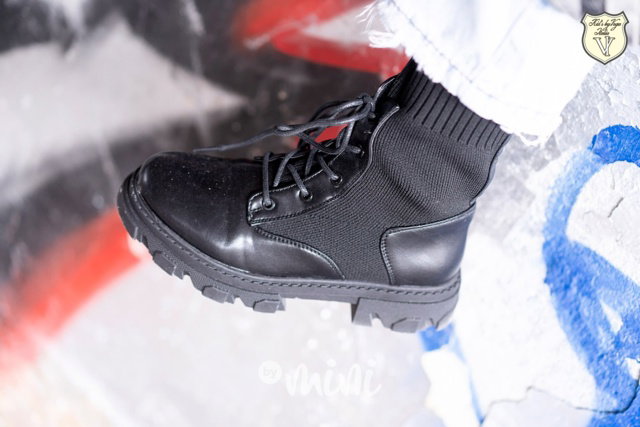Boots short černé