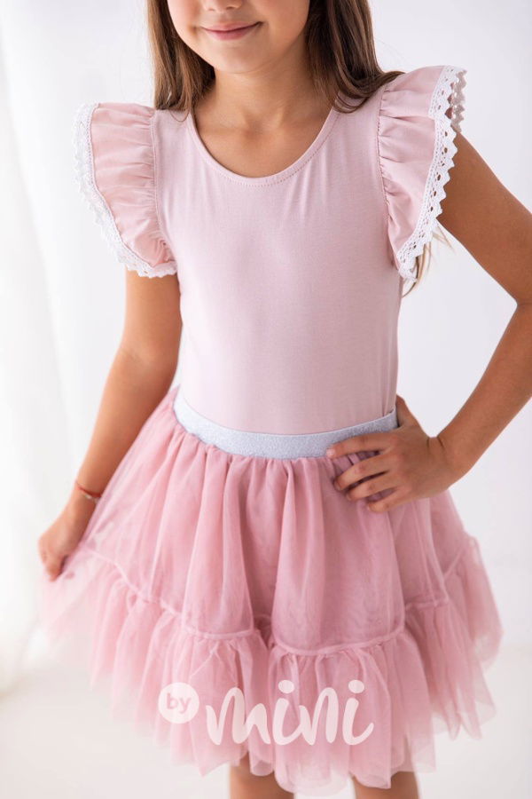 Pudder & Silver maxi tutu sukně Lily Grey