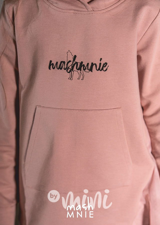Hoodie s tylem pink *MashMnie*