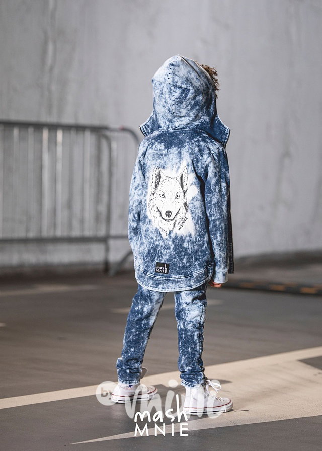 BRUSH acid wash jeansy blue *MashMnie*