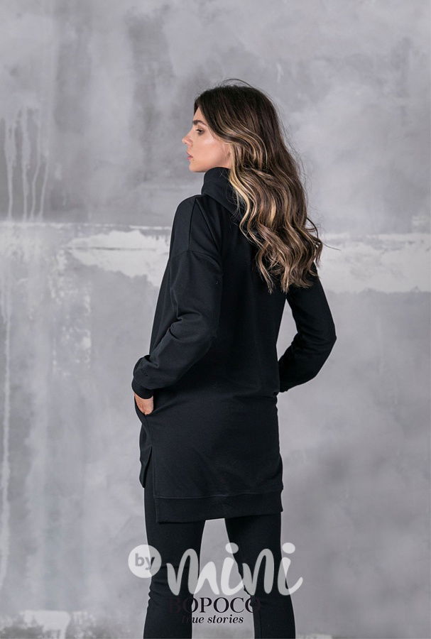 BOPOCO hoodie mikina black