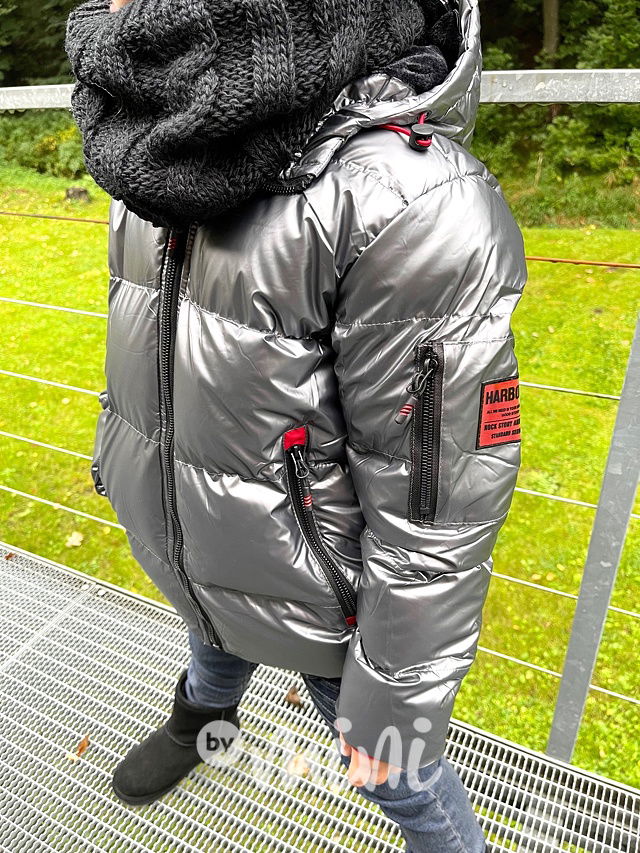 Zimní bunda space grey