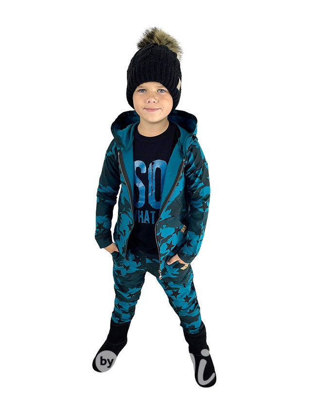 Tepláky petrol army star - BASIC