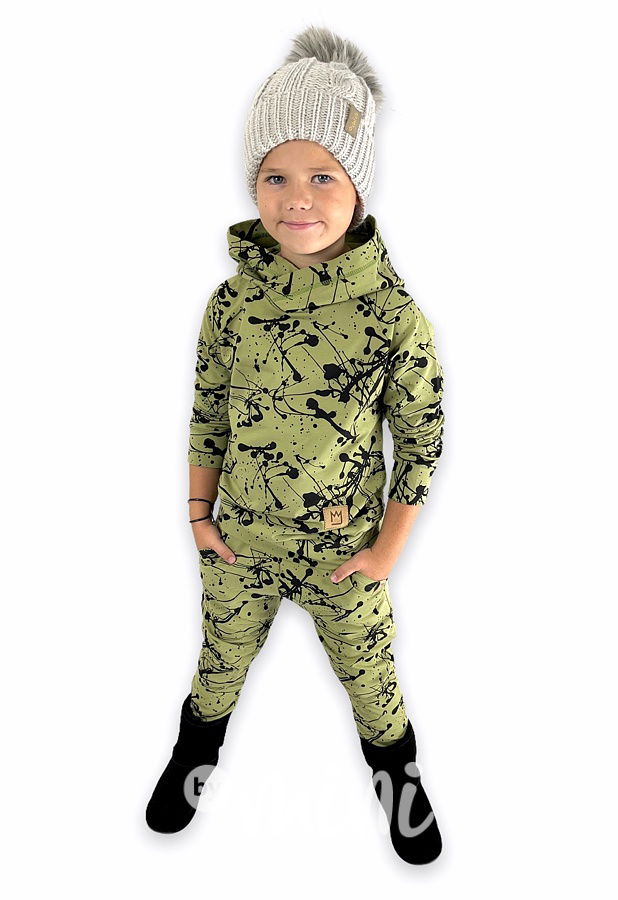 Pistacchio splash mikina