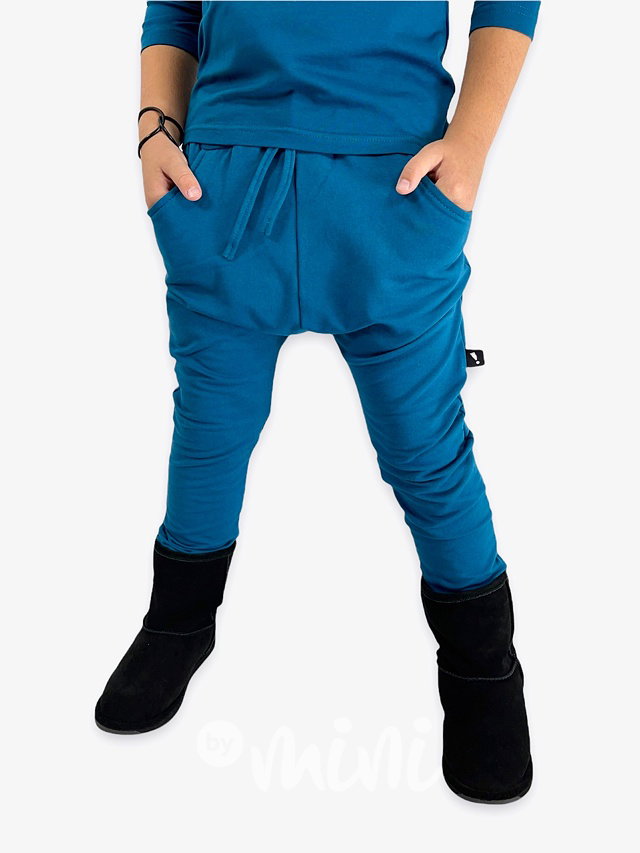 TERMO baggy tepláky BASIC - ocean