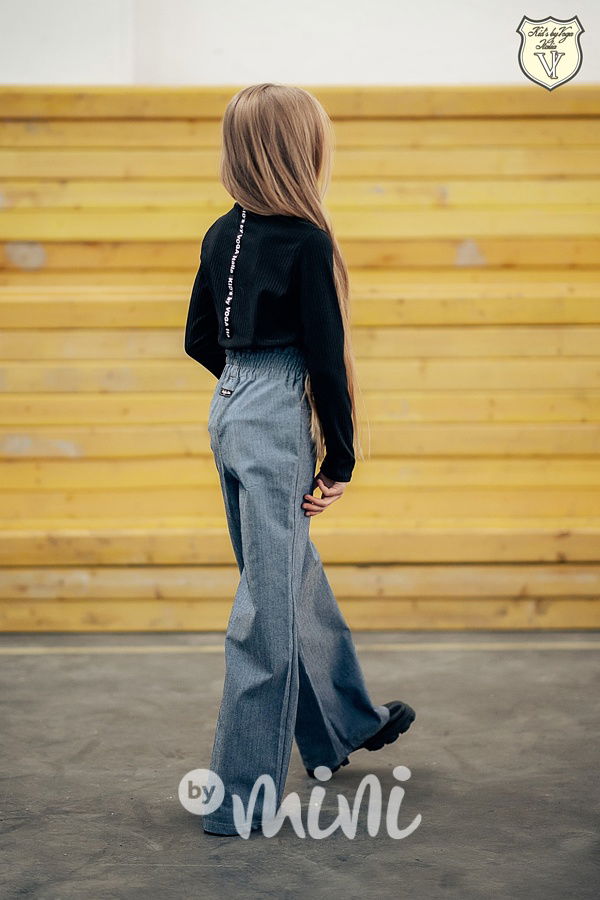 Voga blue jeans kalhoty široké nohavice