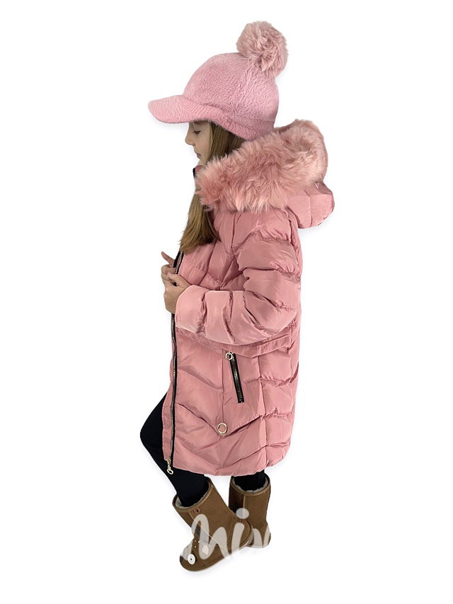 Zimní kabát PUDDER PINK