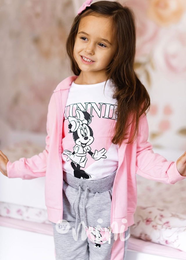 3-dílný pink set Minnie