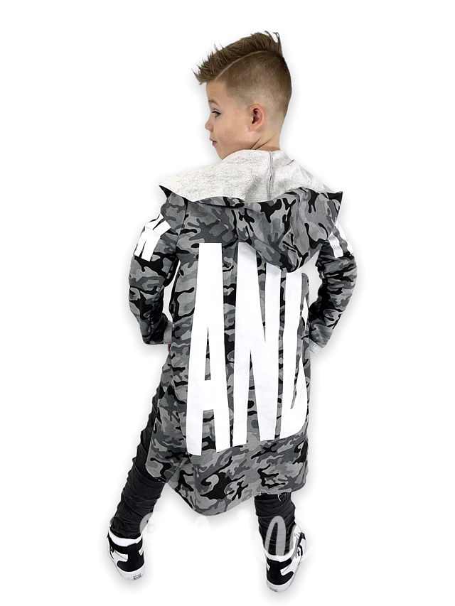 Army dlouhý plášť / kardigan