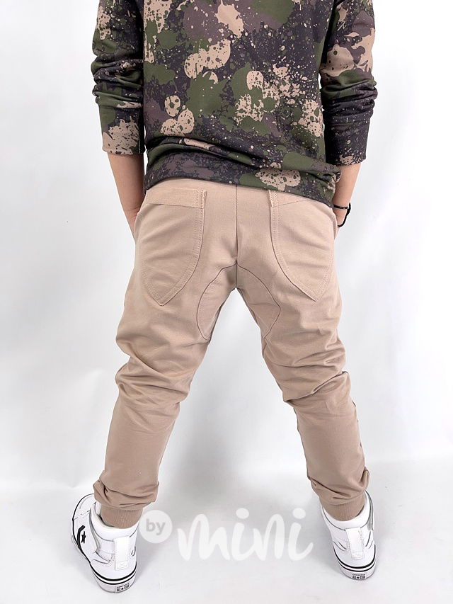 Pastel beige tepláky - BASIC