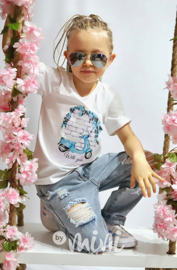 Tyrkys vespa t-shirt
