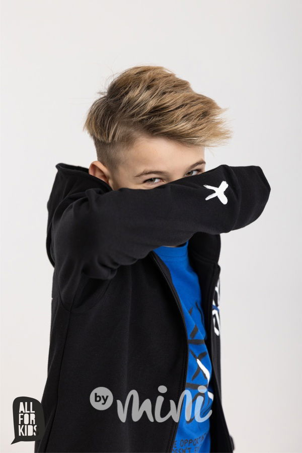 Mikina piškvorky černá