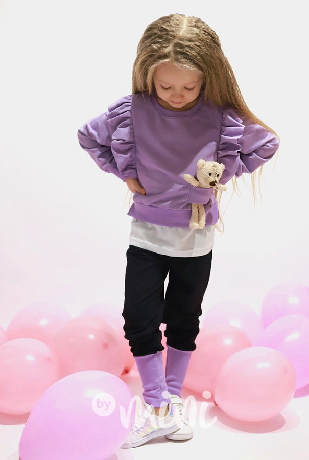 Teddy komplet lila