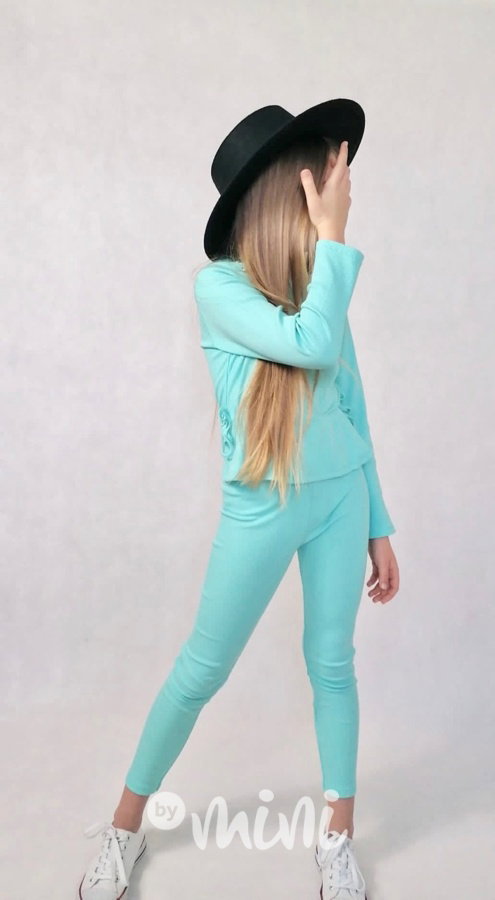 2-dílný žebrovaný set mint