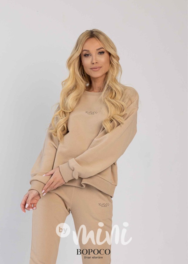 Tepláková souprava Matching beige