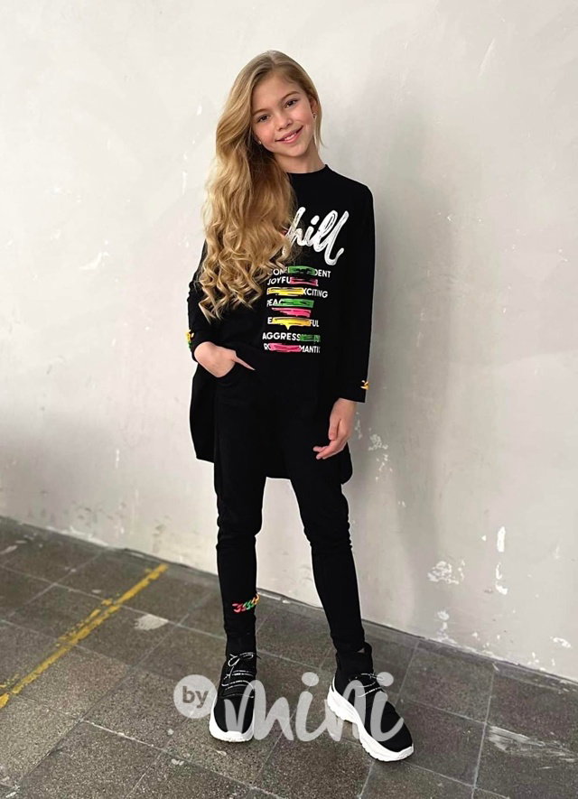 Fashion černé kalhoty