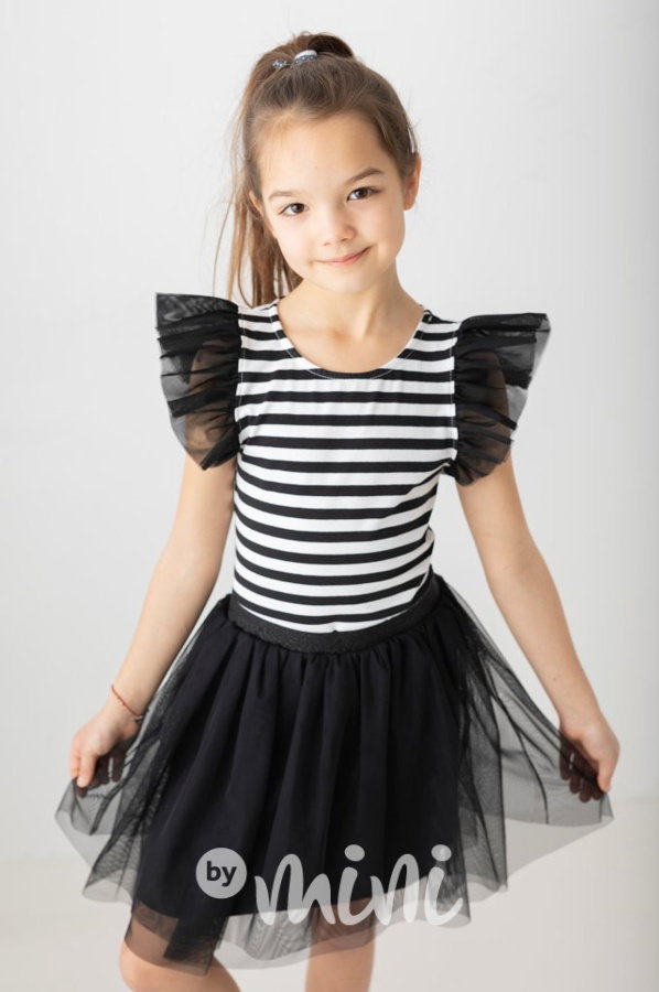 Černá tylová tutu sukně Lily Grey