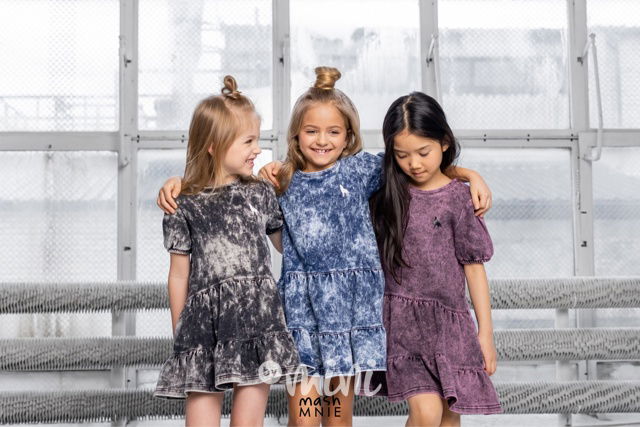 WOLF SOUL denim šaty pink *MashMnie*