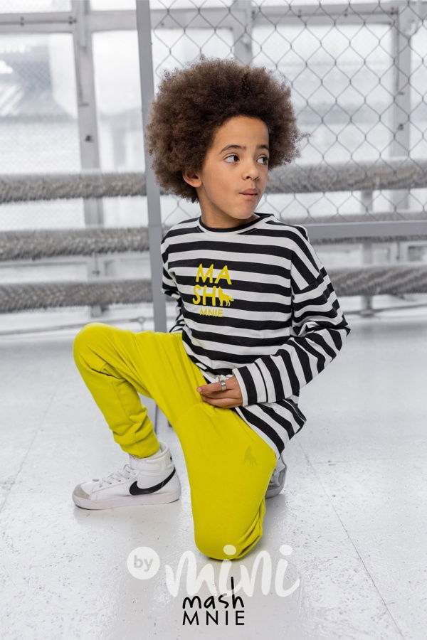 WOLF SOUL jogger tepláky lemon *MashMnie*