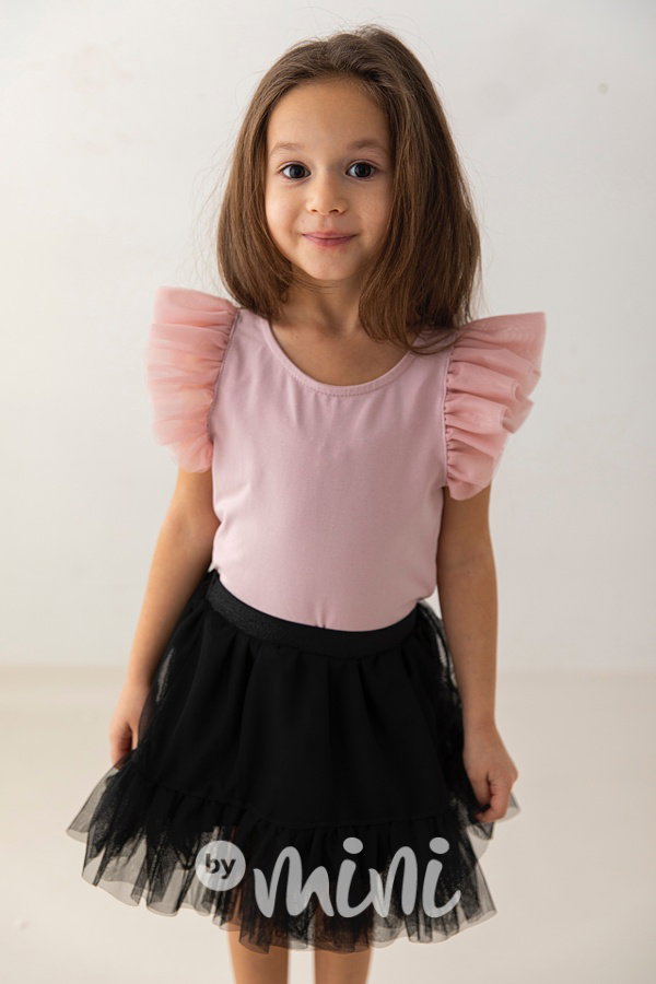 Black maxi tutu sukně Lily Grey
