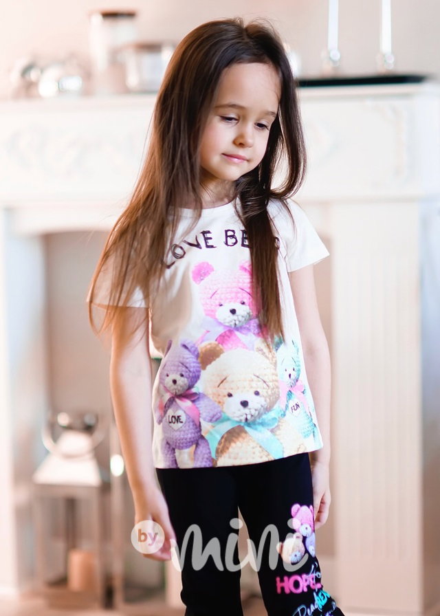 Teddies 3-dílný set lila