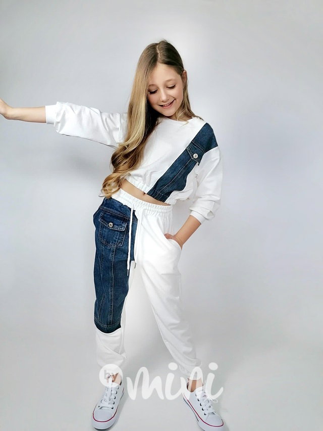 GLAMOUR souprava white&jeans