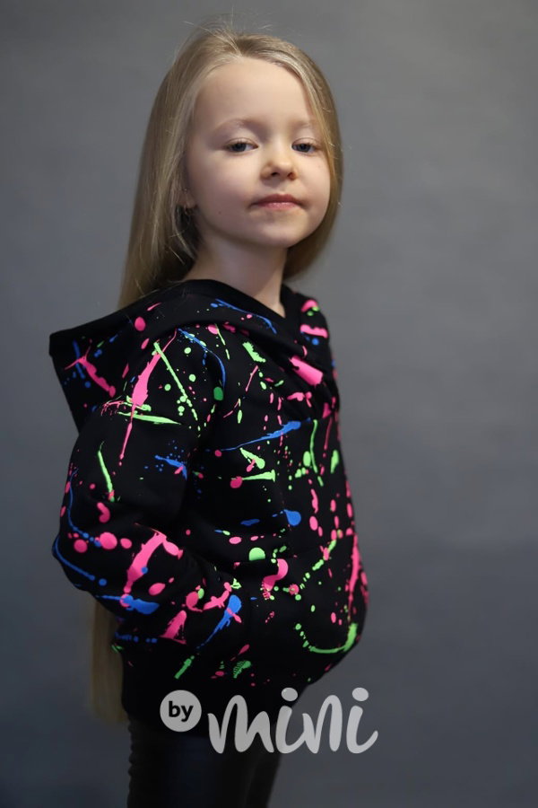 Neon splash mikina