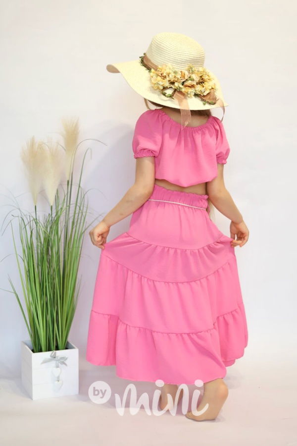 Letní boho set růžový