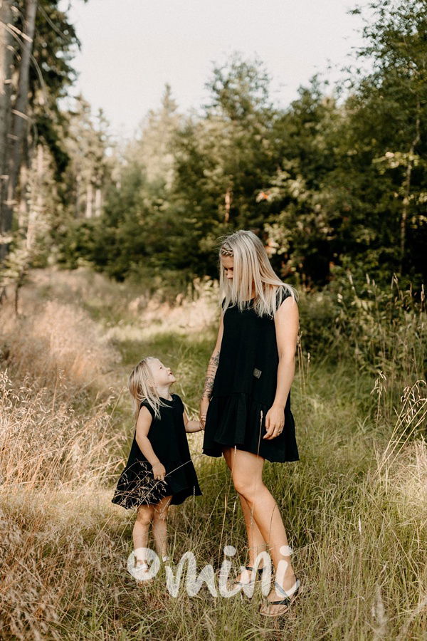 Černé oversize šaty *TOP*