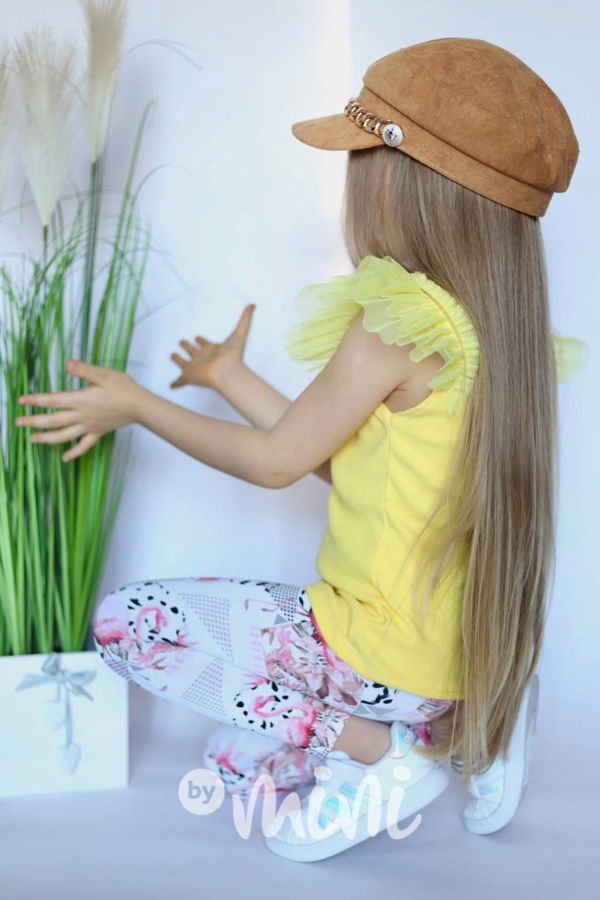 Millennium Flamingo soft cotton legíny *Lily Grey*