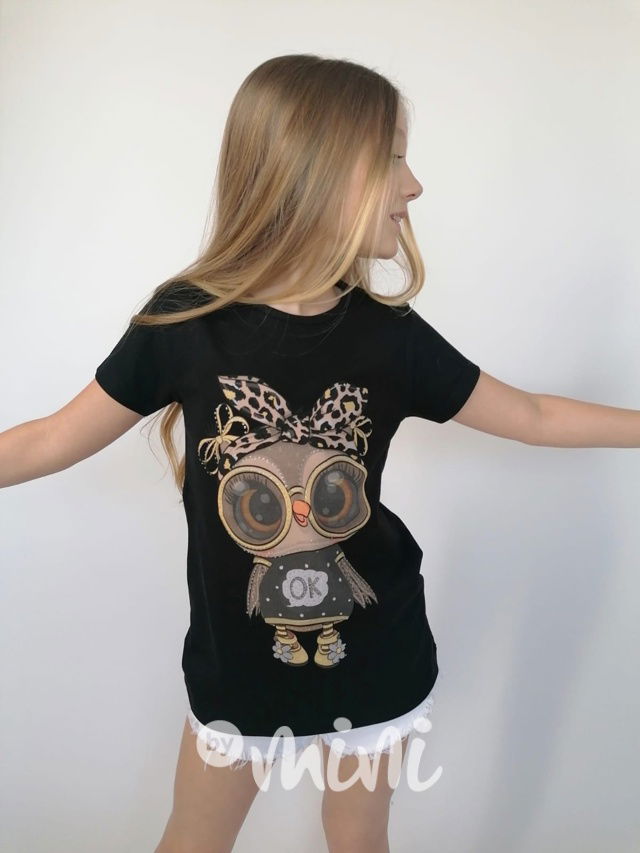 Triko sovička black