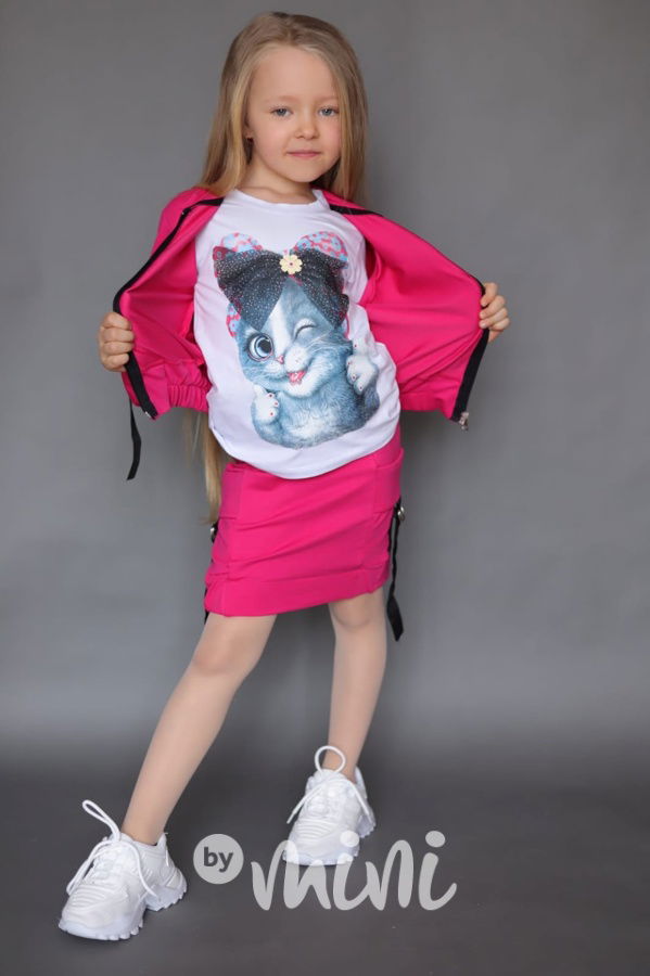 CAT 3-dílná souprava malina