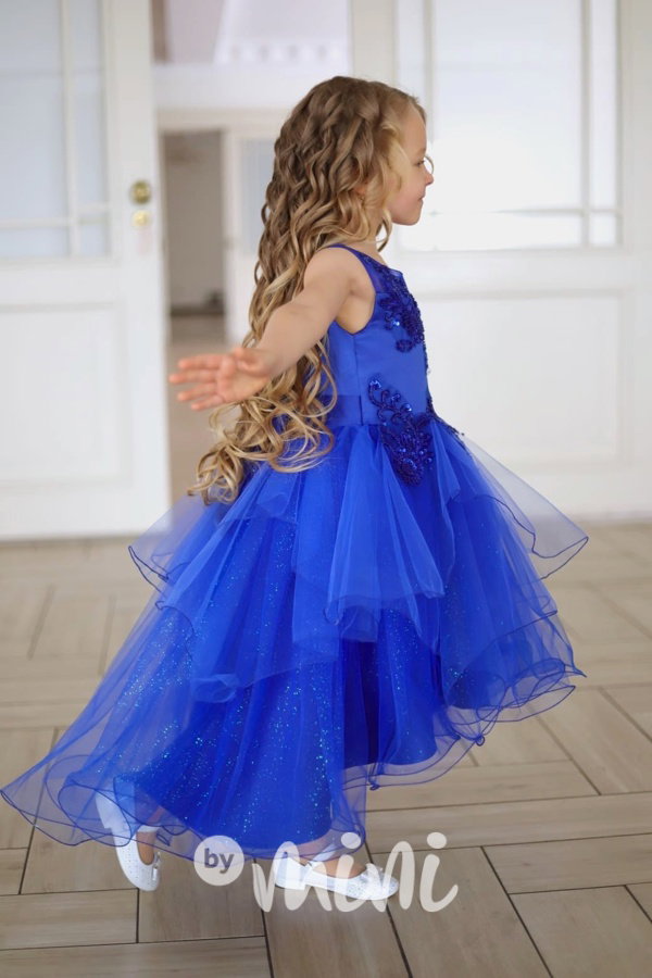 PREMIUM luxusní šaty royal blue