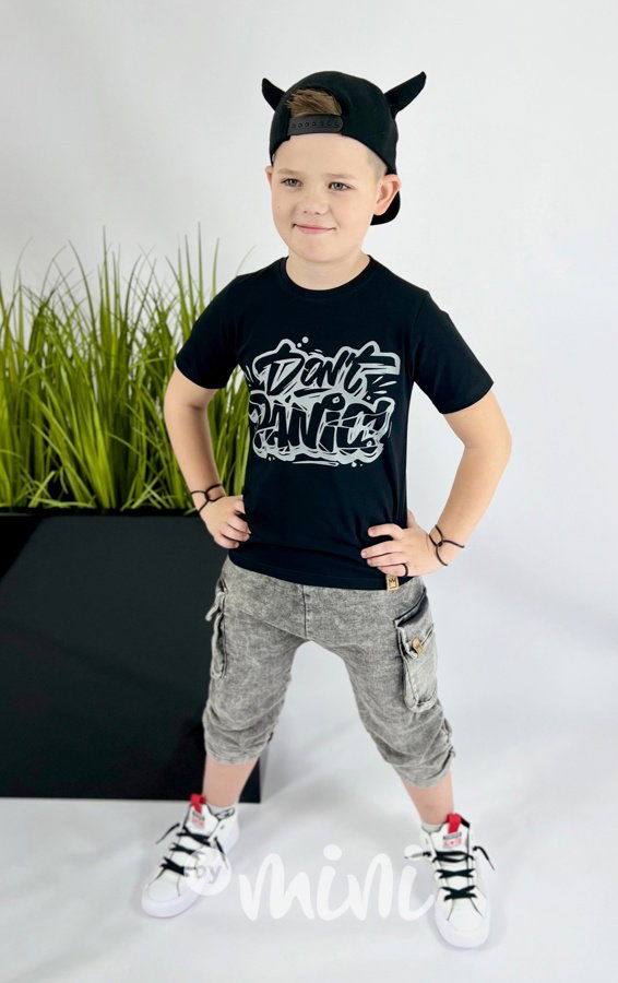Dark jeans letní baggy kapsáče