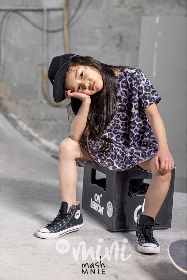 Mash Mnie šaty lila panterka