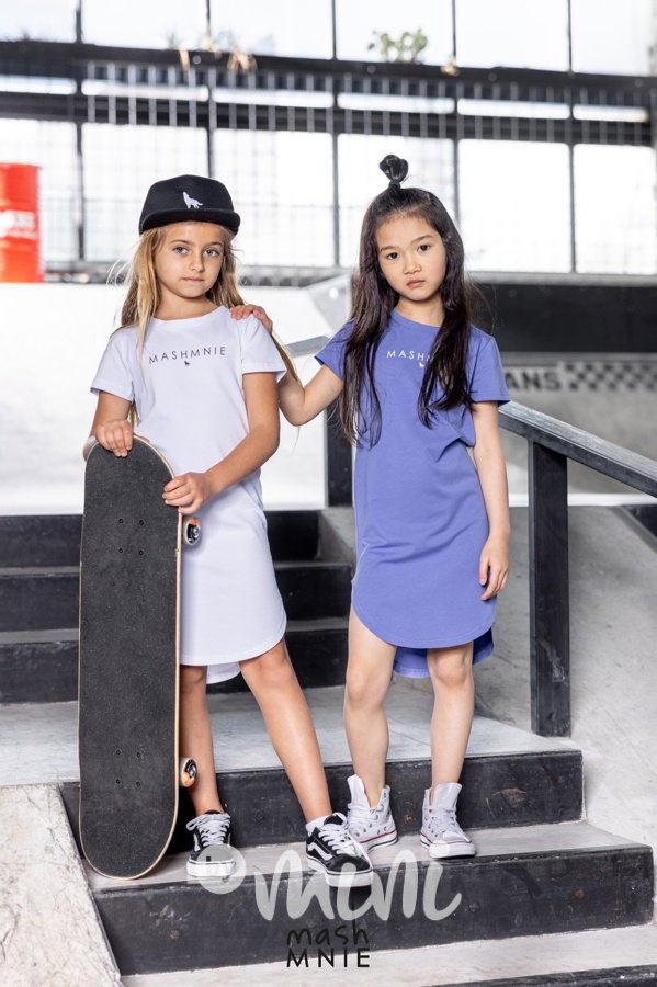 Mash Mnie sporty long šaty white