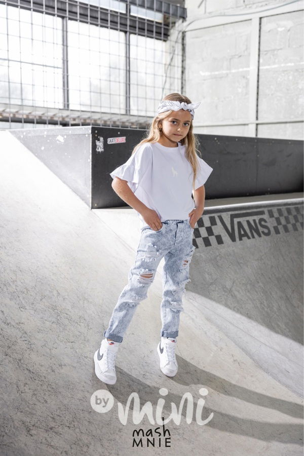 Mash Mnie ripped jeans blue