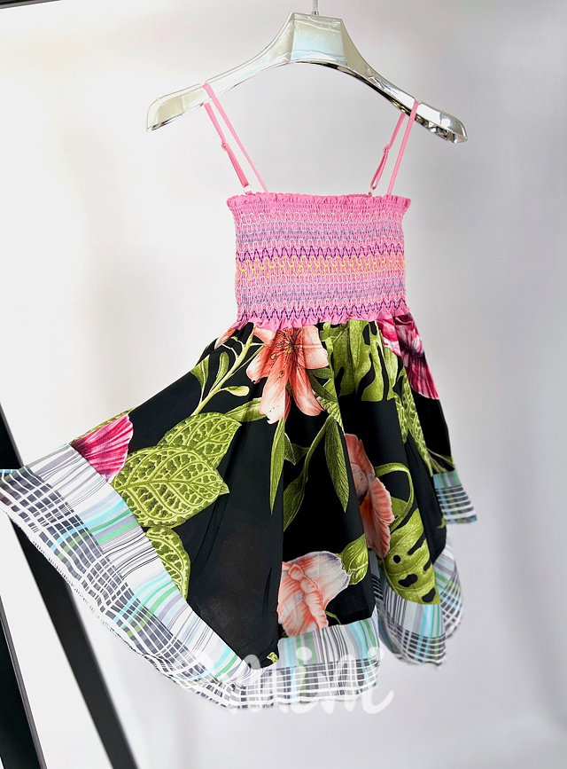 Vintage summer dress - pink