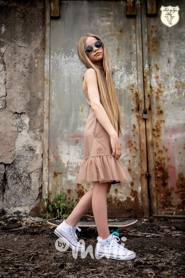 Voga tunika s tylem beige