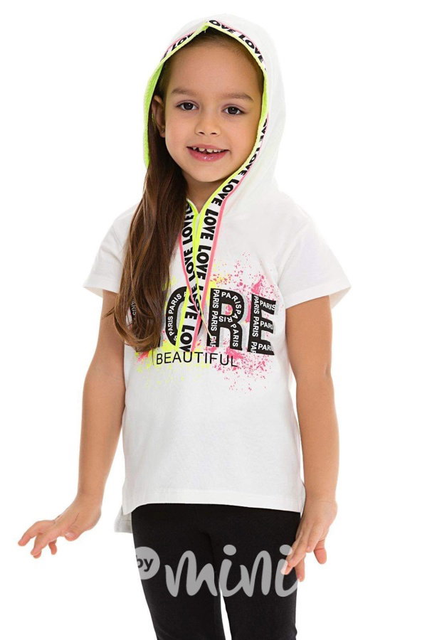 LOVE hoodie triko white