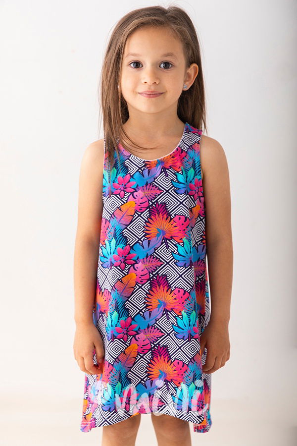 Lily Grey summer dětské šaty ornaments