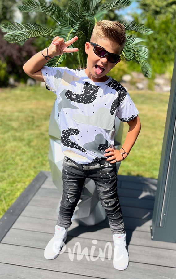 Ripped jeans s mačkaným efektem Kylian