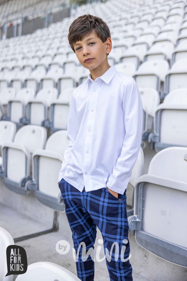 AFK košile s knoflíčky bílá