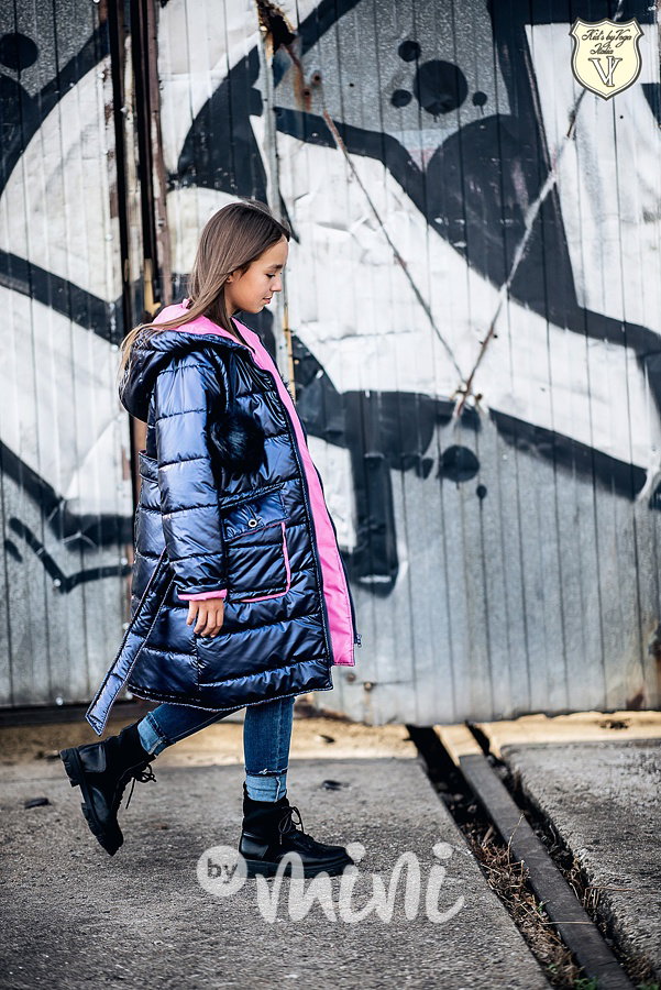 Voga kabát blue/pink
