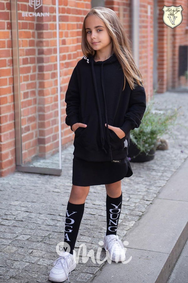 Voga 2v1 mikina + tunika black