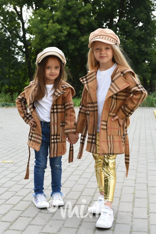 London flaušový hoodie kabát