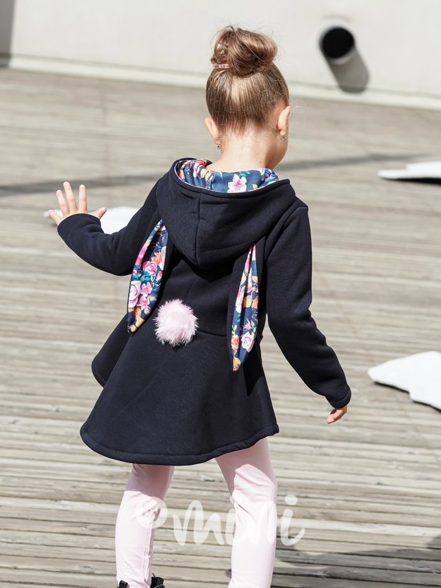 Bunny vyteplený mikčokabátek dark blue