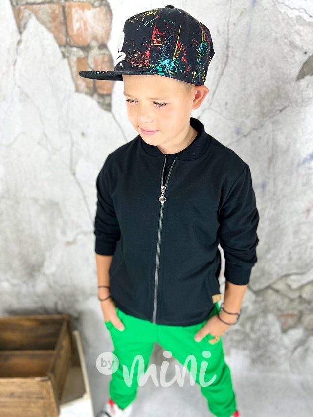 Černá bomber mikina