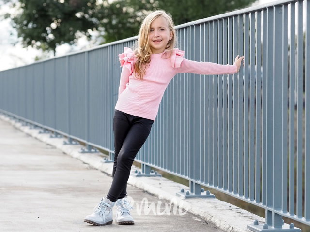 Svetřík s volánky pink